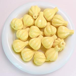 Nouveau ballon à air chaud perles perforées fond peint à la main ovule bricolage chaîne de téléphone portable bijoux matériaux faits à la main - Product Image 5