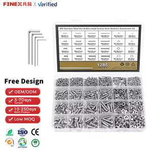 304 thép không gỉ PAN đầu máy vít bu lông và đai ốc Kit M6 M8 M10 M12 M16 bu lông bán buôn Hex cap tùy chỉnh vít - Product Image 1