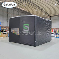 Tente de simulateur de golf gonflable mobile de haute qualité à prix de gros d'usine, facile à installer
