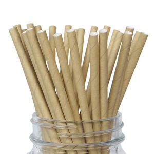 Joinhot Pure Kraft <b>Paper</b> Straws Disposable <b>Biodegradable</b> Eco Friendly For Milk Tea And Beverages - Product Image 5