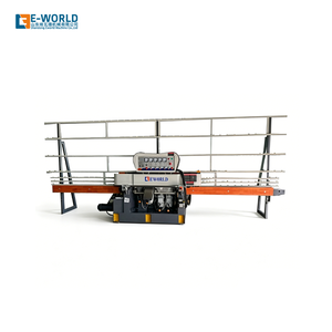 Machine à polir les bords de verre 4motors à prix avantageux pour le traitement du verre de construction, machine à polir les bords de verre en ligne droite verticale - Product Image 1