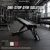 Banc de musculation réglable, banc de gym, équipement de gym commercial GC-5024-1