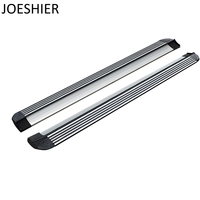 JOESHIER Marchepieds latéraux en alliage d'aluminium de haute qualité pour VW Touareg 2011-2015 SUV – Kit complet de protection décorative