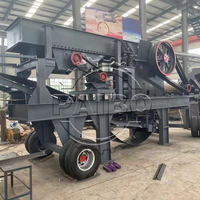 Broyeur de pneus mobile, broyeur de pneus de voiture, broyeur de caoutchouc, machine de recyclage du caoutchouc, briseur de caoutchouc, hacheuse de pneus mobile