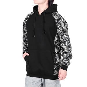 Sweat à capuche ignifuge noir camouflage FRC9431, fabriqué au Henan, pour la protection contre les incendies par temps froid et le travail industriel - Product Image 1