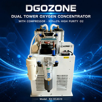 Concentrateur d'oxygène à double tourneur 3L/Min-10L/Min 220V/110V pour aération d'oxygène pur Système d'aquaculture en recirculation (RAS) 93%