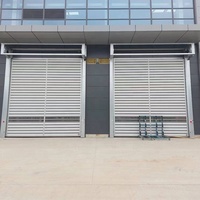 Panneau isolant industriel automatique Turbo dur à grande vitesse volet de garage porte en spirale en alliage d'aluminium