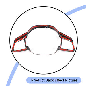 Pour <span class=keywords><strong>BMW</strong></span> 2020-2024 <span class=keywords><strong>IX</strong></span> Cadre décoratif <span class=keywords><strong>de</strong></span> volant en fibre <span class=keywords><strong>de</strong></span> carbone Garniture <span class=keywords><strong>de</strong></span> volant <span class=keywords><strong>de</strong></span> voiture Accessoires intérieurs - Product Image 3