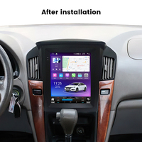 MEKEDE voiture-play Android auto voiture 9.7 pouces voiture 360 caméra panoramique GPS BT FM AM écran pour Lexus RX RX300 1997-2003