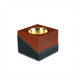 Luxury Handmade Wood and Leather Arabic Mabkhara Charcoal Incense Burner Designed for Sacred <b>Home</b>, Mosque, and Prayer Spaces - Product Image 1
