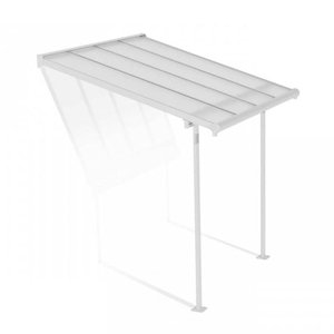 Auvent en <span class=keywords><strong>polycarbonate</strong></span> brun, supports en plastique noir, pare-soleil, auvent en <span class=keywords><strong>aluminium</strong></span>, barres avant et arrière, <span class=keywords><strong>polycarbonate</strong></span> pour extérieur - Product Image 6