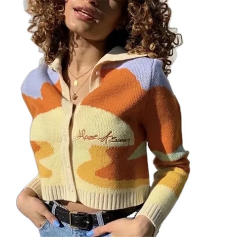 Cos Women Vintage Cardigan Sweater - Chic & Anti-wrinkle
