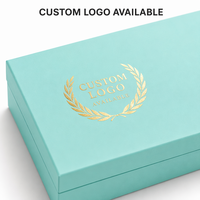 Boîte cadeau en papier de luxe avec logo personnalisé, vente en gros, boîte à bijoux en carton rigide avec insert en mousse, OEM ODM