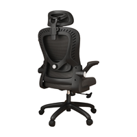 Nouveau design Accoudoir rabattable Support lombaire à dossier haut Chaise ergonomique en maille d'ordinateur Chaise de bureau de direction pivotante confortable