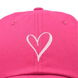 หมวกแก็ปผ้าคอตตอนนิ่มแบบไม่มีโครงสร้างสำหรับคุณพ่อหมวกสำหรับกีฬากลางแจ้งแบบสปอร์ตมี6แผงแบบออกแบบได้ตามต้องการสีชมพู - Product Image 2