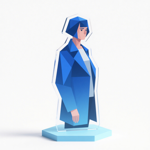 Superheroína personalizada acción Pose acrílico Standee Opción de regalo única para exhibición coleccionable y mejora de la decoración del hogar - Product Image 1