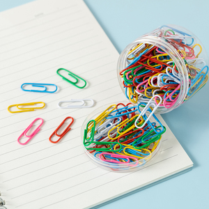 Clips <span class=keywords><strong>de</strong></span> papier en métal colorés <span class=keywords><strong>de</strong></span> 28 mm, boîte <span class=keywords><strong>de</strong></span> 200 pièces, anti-rouille, nickelés, papeterie <span class=keywords><strong>de</strong></span> bureau créative - Product Image 5