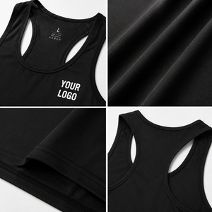 Débardeur de sport personnalisé 90% polyester 10% élasthanne séchage rapide dos nageur pour homme, vêtement de musculation et de fitness, fabricant - Product Image 3