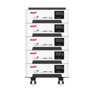MUST Powerwall au lithium 10Kwh 15Kwh Power Lifepo4 Batterie 48V 300Ah 400Ah 500Ah Système solaire domestique Batterie de stockage d'énergie <span class=keywords><strong>Wal</strong></span> - Product Image 6
