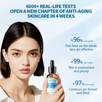 Natural Anti-aging Serum with Mandelic Acid & Vitamin C for Face Care-Firming Hydrating Smoothing Moisturizing Facial for