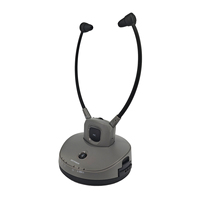 2,4 GHz Digitale Draadloze On-Ear TV-hoofdtelefoon voor Senioren Plug & Play 30M Bereik Dockingstation 16 Uur Speeltijd Twee Oplaadbare Batterijen