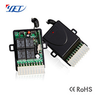 Unidad de Controlador de Operador de Puerta Automática Corredera y Batiente, Código Abierto, Código Variable, CA CC 12V 24V, Radio RF Universal