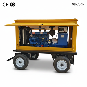 Estación <span class=keywords><strong>de</strong></span> Energía Móvil Trifásica Silenciosa Tipo <span class=keywords><strong>Remolque</strong></span> 100KW 125KVA con Arranque Automático, Generador Diésel Portátil con Control Remoto y Motor Ricardo - Product Image 1