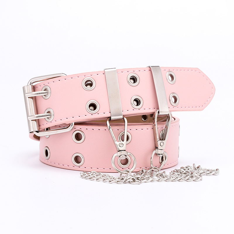 Rose + chaîne longueur 110 largeur 33