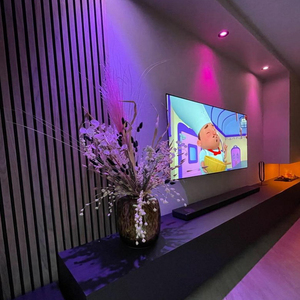 <span class=keywords><strong>Mur</strong></span> insonorisé en laine de bois, panneaux acoustiques pour le cinéma - Product Image 6