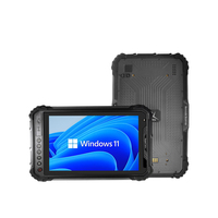 Tablette industrielle robuste 4G LTE étanche IP65, tablette industrielle durable Windows 10 de 8 pouces