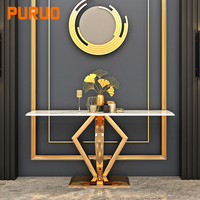 Létanches puuo — pieds métalliques de luxe en acier inoxydable, luxueux et modernes, avec miroir, idéal pour une chambre à coucher, une console en verre ou un couloir