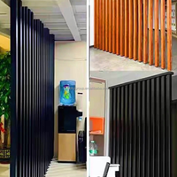 Cloison décorative en profilé aluminium antirouille sur mesure pour centre commercial