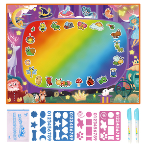 Tappetino per Pittura ad Acqua Riciclabile 80*60 cm, Giocattolo Creativo per Disegno ad Acqua, Simpatico Tappetino per Disegnare Insetti per Bambini - Product Image 4