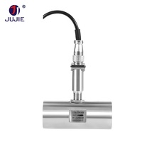 Compteur de débit d'eau haute précision JUJIE, capteur de débit de carburant, diesel, essence, huile, signal d'impulsion de type Hall, PLC, SS304 Inox 1/2NPT