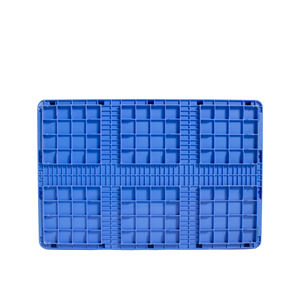 600*400*210mm bleu pliable PP caisse couvercle recyclable logistique Transport boîte solide conteneur 600*400 pliable pliable - Product Image 6