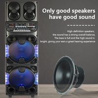AO-1021 Parlante Tipo Trolley con Bluetooth Personalizable al Por Mayor con Batería, Ruedas, Luz Led y USB