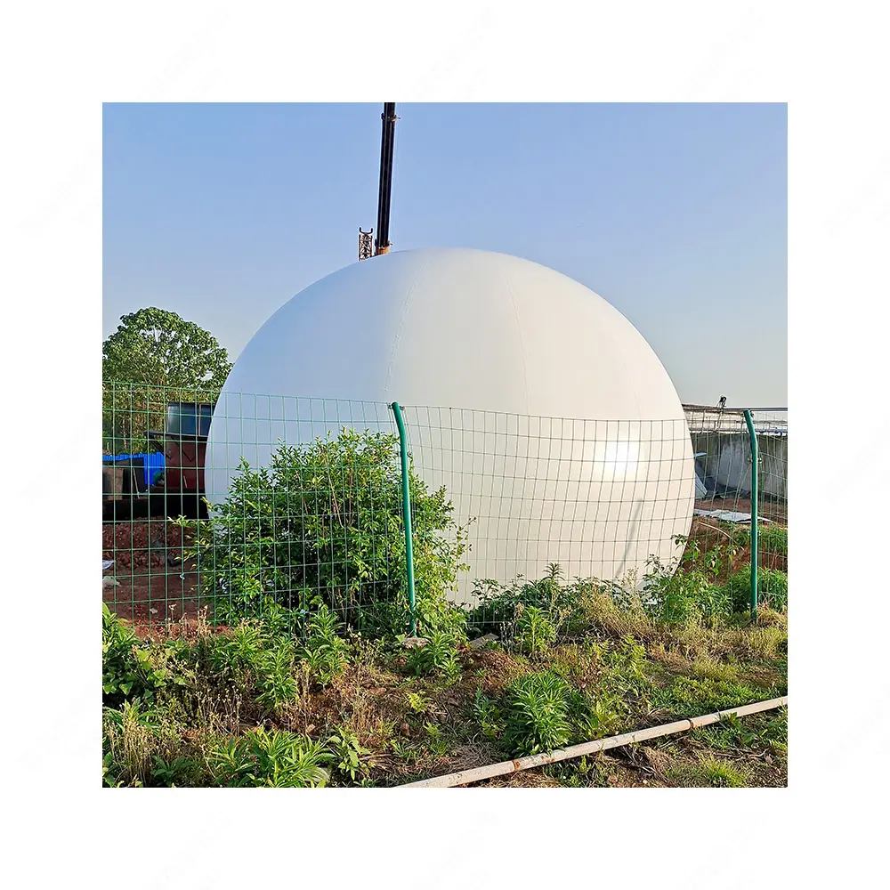 Tanque de biogas para tanque septico feito à fábrica, tanque de armazenamento em detergente, 5kw, planta biogas para gerar eletricidade