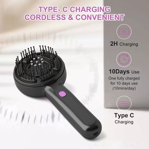 Pettine Massaggiante Riscaldato con Vibrazione e Luce Rossa per la Crescita dei Capelli, con Applicatore di Olio, per la Cura del Cuoio Capelluto e la Salute dei Capelli - Product Image 3