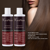 KeraMess Traitement Capillaire à la Kératine Parfum Chocolat Sans Formaldéhyde – Crèmes Lissantes pour Cheveux Abîmés et Afro