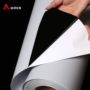 Stock Available Glossy PVC Self-<strong>Adhesive</strong> <strong>Vinyl</strong> <strong>Roll</strong> Bubble-Free Black Glue for <strong>Printable</strong> Wedding Dance Floor Cup Bottle Stickers - Product Image 2