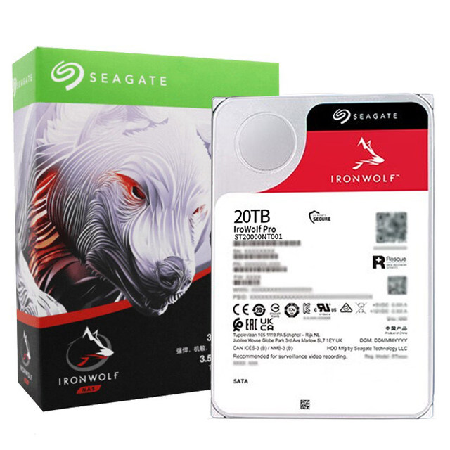 S Eagate ST20000NT001 New  Pro 20TB Mechanical Hard Drive for NAS Storage