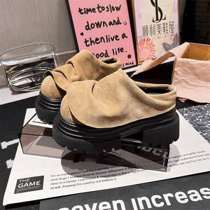 Zapatos Retro Estilo Británico con Plataforma, Novedad 2026, Mocasines de Moda con Punta Cerrada y Suela Gruesa, Personalizados y Versátiles - Product Image 4