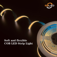 Bande LED flexible sans points COB 320 5m 4000K CRI80 Dimmable Haute luminosité 12V IP20 1200lm/m Garantie 2 ans