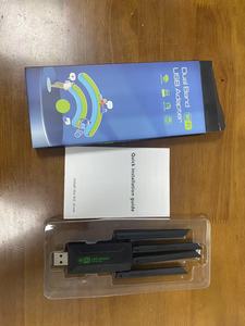 Precio <span class=keywords><strong>de</strong></span> fábrica <span class=keywords><strong>de</strong></span> doble banda 2,4G + 5G 4 antenas 1200M 600M Mini USB tarjeta <span class=keywords><strong>de</strong></span> <span class=keywords><strong>red</strong></span> inalámbrica receptor <span class=keywords><strong>de</strong></span> computadora <span class=keywords><strong>de</strong></span> escritorio LA08 - Product Image 6