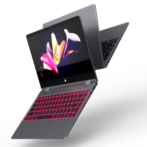 Yoga 2-In-1 Laptop 14 "1920*1080 Pantalla táctil Mental Case Logotipo personalizado Logotipo de arranque y teclado francés/alemán/retroiluminado con bolígrafo - Product Image 1