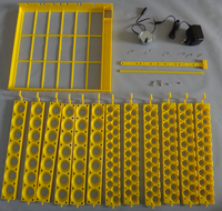 Plateau à oeufs à retournement automatique Diverses capacités Plateau à oeufs automatique pour poulets, oies et oiseaux Tourneur d'oeufs pour incubateur