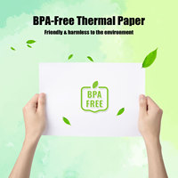 Papier thermique pliable A4, 100 feuilles, directement de l'usine, logo et taille personnalisés disponibles, sans BPA, en stock