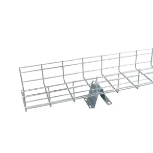 ningbo lepin supplier custom size HDG Q325 316L Galvanised Wire Mesh Basket Cable Trays (Straight or Cablofil Type o OEM) price