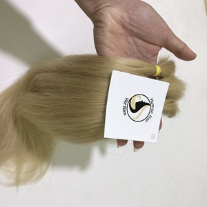 ขายส่งที่มีคุณภาพสูงหนังกำพร้าชิดผมสีบลอนด์นามสกุลผมมนุษย์รัสเซียเวอร์จินที่ยังไม่ได้จำนวนมากของมนุษย์ผมเวียดนาม - Product Image 2