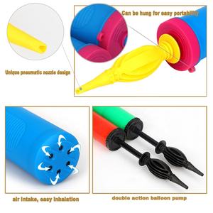 Gonfleur d'air manuel portable à double <span class=keywords><strong>action</strong></span> en plastique professionnel de qualité supérieure pour ballons - Product Image 5